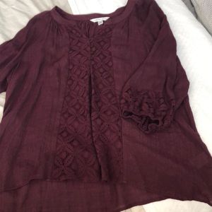 NWOT Beautiful plum top